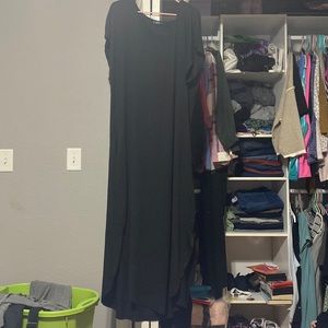 SHEIN 3X black maxi dress